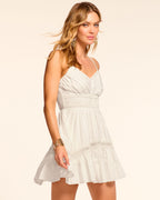Embellished Garden Satin Dress