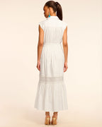 Button-Down Cutout Edge Dress‌